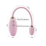 Vibrador y succionador 2 en 1 *HB-2028