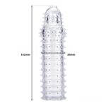 Funda transparente extension para pene BF-21026