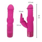 Vibrador doble tipo Conejo Purpura *BF-13043