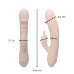 Vibradores de conejo con carga USB, punto G para Vagina, clítoris *BF-13076