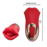 Vibrador Tipo lengua, Estimulador de punto G y Clítoris *BF-13114