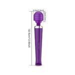 Vibrador consolador para mujer, masturbador de empuje Vaginal, masajeador de punto G, tapón Anal, Silencioso color Púrpura *BF-13116