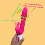 Vibrador de conejo , estimulador de clítoris, masajeador del punto G, Juguetes sexuales para mujeres, masturbador para adultos, consolador *MXG-13120