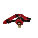 Juego de Bondage de cuero genuino BDSM de alta calidad, esposas fetiche, Collar, látigo de mordaza, Juguetes sexuales eróticos para mujeres, parejas, juegos para adultos *BF-40684-negro