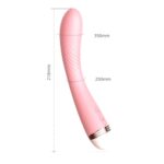 Vibrador de silicona suave para mujer *LL-B1903-A-rosa