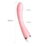 Vibrador de silicona suave para mujer *LL-B1903-B-rosa