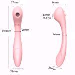 Vibrador con succionador, flexible *HB1950