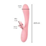 Consolador vibrador de Conejo, Juguetes sexuales para el punto G, estimulador de clítoris, masajeador de Vagina y Ano *LL-B2003