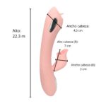 Vibrador Tipo lengua, Estimulador de punto G ,Clítoris y genera toquen *HB2114