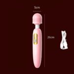 Vibrador consolador para mujer, masturbador de empuje Vaginal, masajeador de punto G, tapón Anal, *LL-2315