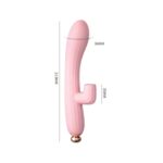 Consolador de punto G para mujer, vibrador de Vagina, succionador de clítoris *LL-B2206