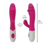 Vibrador, Estimulador de punto G y Clítoris *ITEM 83006