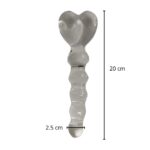 Plug anal de Vidrio en forma de Corazón para sexo Anal *BF-82016