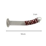 Plug anal de Vidrio en forma de Dildo para Sexo *BF-82017