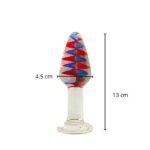 Plug anal de vidrio para sexo *BF-82023