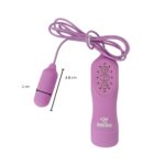 Vibrador de bala con Control remoto para mujer, Bola de masaje de punto G y Vagina, Juguetes sexuales, masturbador femenino, Juguetes sexuales eróticos *WOR-0033-purpura