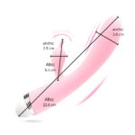Vibrador de conejo con tapón Triple para mujeres,  masajeador de punto g con carga USB, orgasmo y Vaginal *LL-B1904-B-rosa