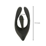 Vibrador consolador para mujer, masturbador de empuje Vaginal, masajeador de punto G, tapón Anal, Silencioso color Negro *RE056