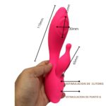 Vibrador estimulación de punto G y Clítoris *HB2012