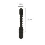 Consolador Anal para hombres y mujeres, vibrador de gran tamaño , dilatador Anal, Juguetes sexuales, producto para adultos *WOE-0015-negro
