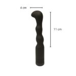 Consolador Anal para hombres y mujeres, vibrador de gran tamaño, dilatador Anal, Juguetes sexuales, producto para adultos *WOE-0018-negro