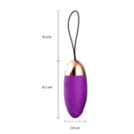 Vibradores de recarga de huevo vibrador de varias velocidades para mujer, Juguetes sexuales impermeables, estimulación del clítoris y Vagina, masajeador del punto G     *LL-A1902-purpura