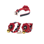 Mujeres PU cuero cuerpo arnés esclavo Bondage sujeción pecho grillete esposas BF-40643